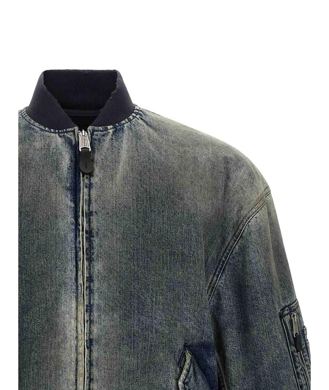 BALENCIAGA Серая хлопковая куртка, фото 3