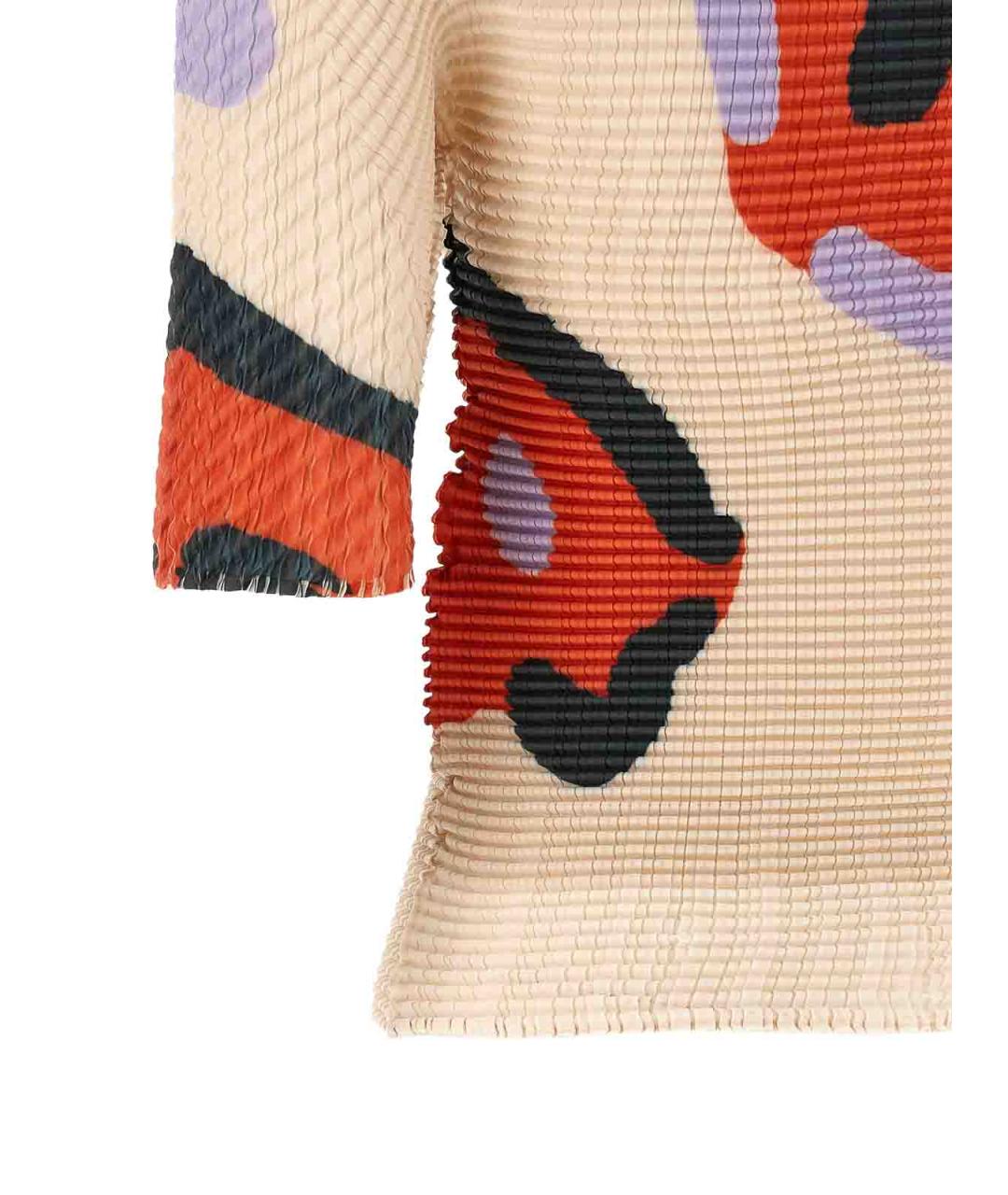 ISSEY MIYAKE Бежевый полиэстеровый джемпер / свитер, фото 4