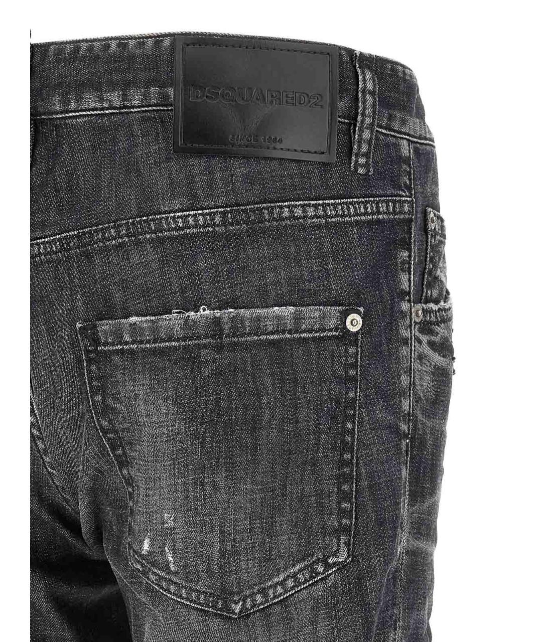 DSQUARED2 Серые хлопковые джинсы скинни, фото 4