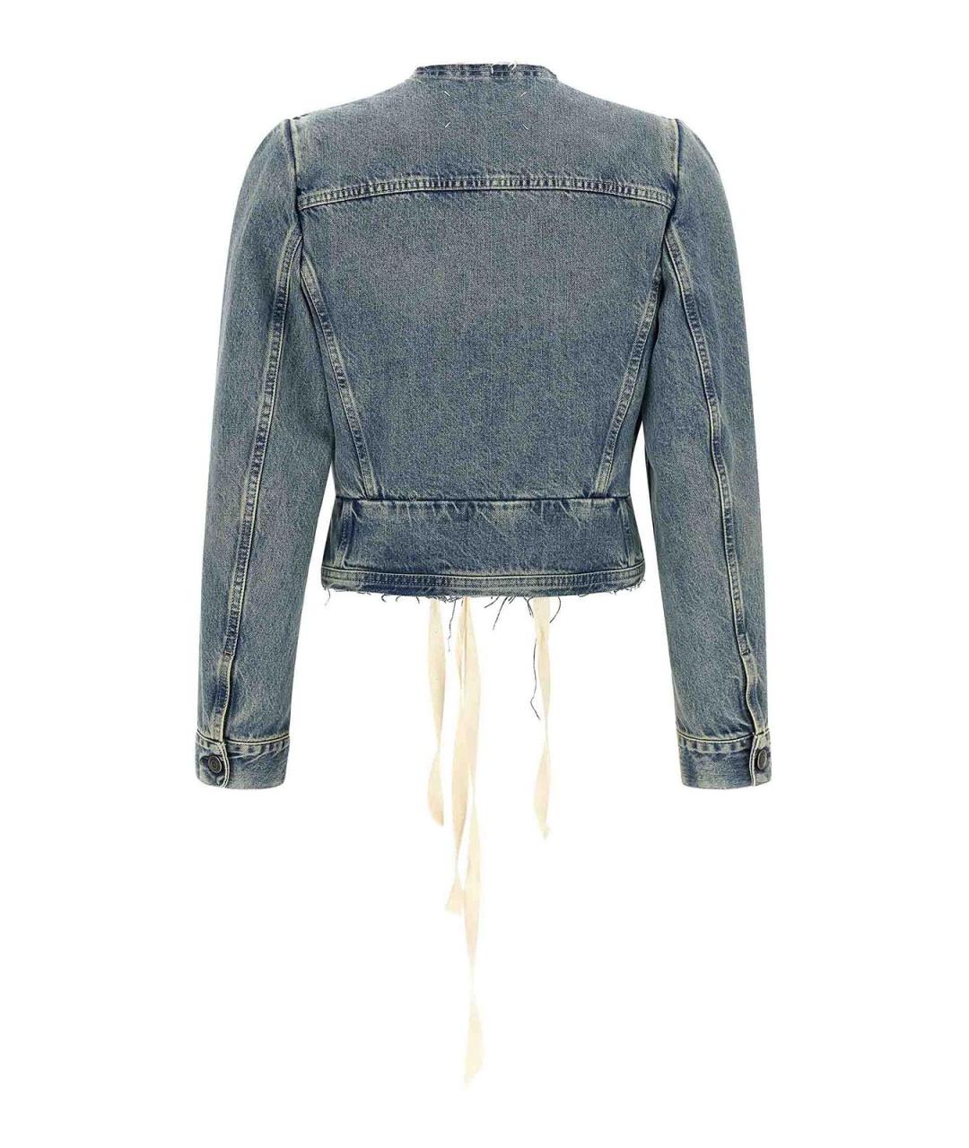 MAISON MARGIELA Голубая хлопковая куртка, фото 2
