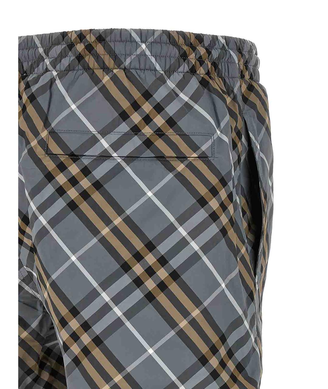 BURBERRY Мульти полиамидовые шорты, фото 4
