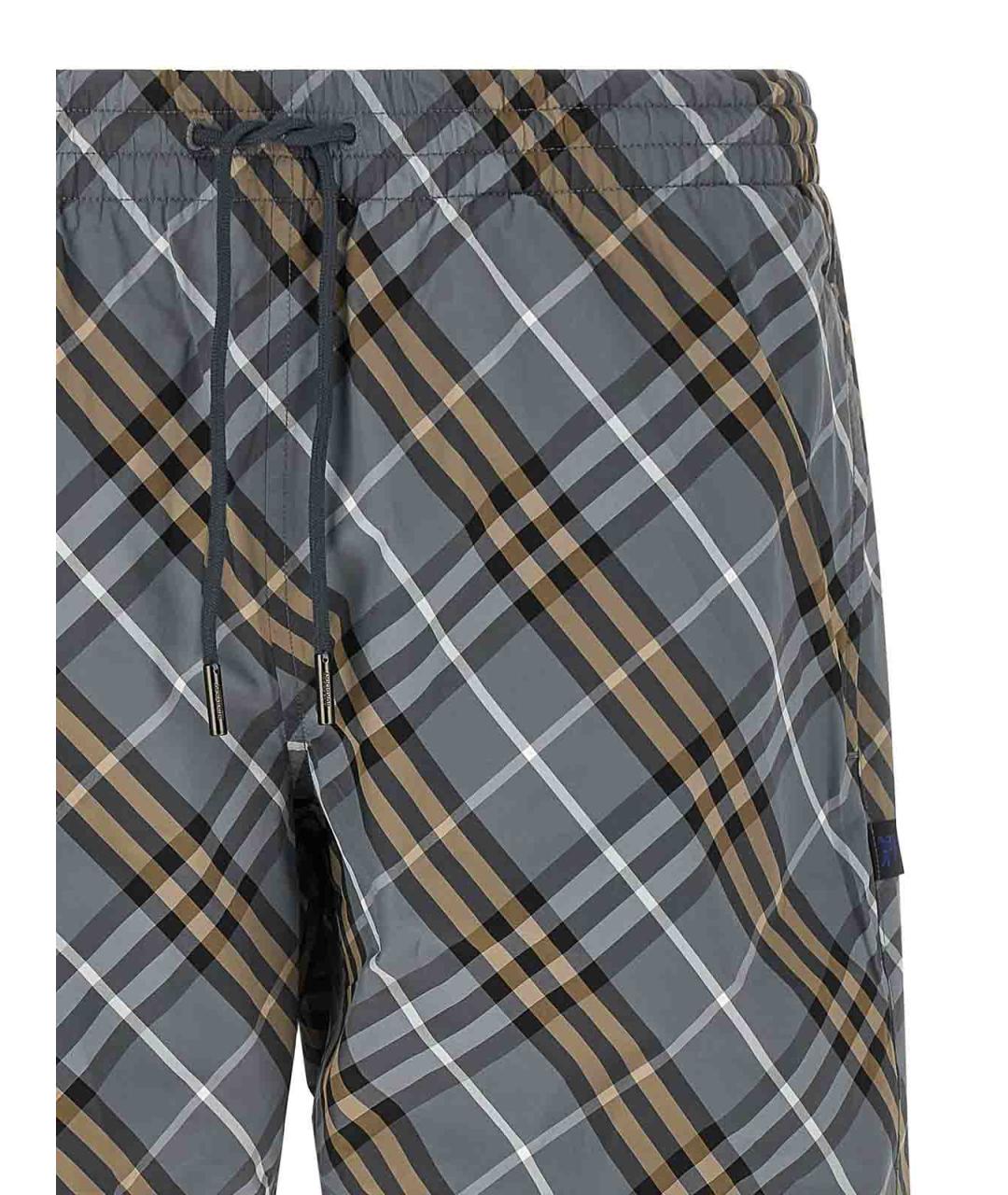BURBERRY Мульти полиамидовые шорты, фото 3