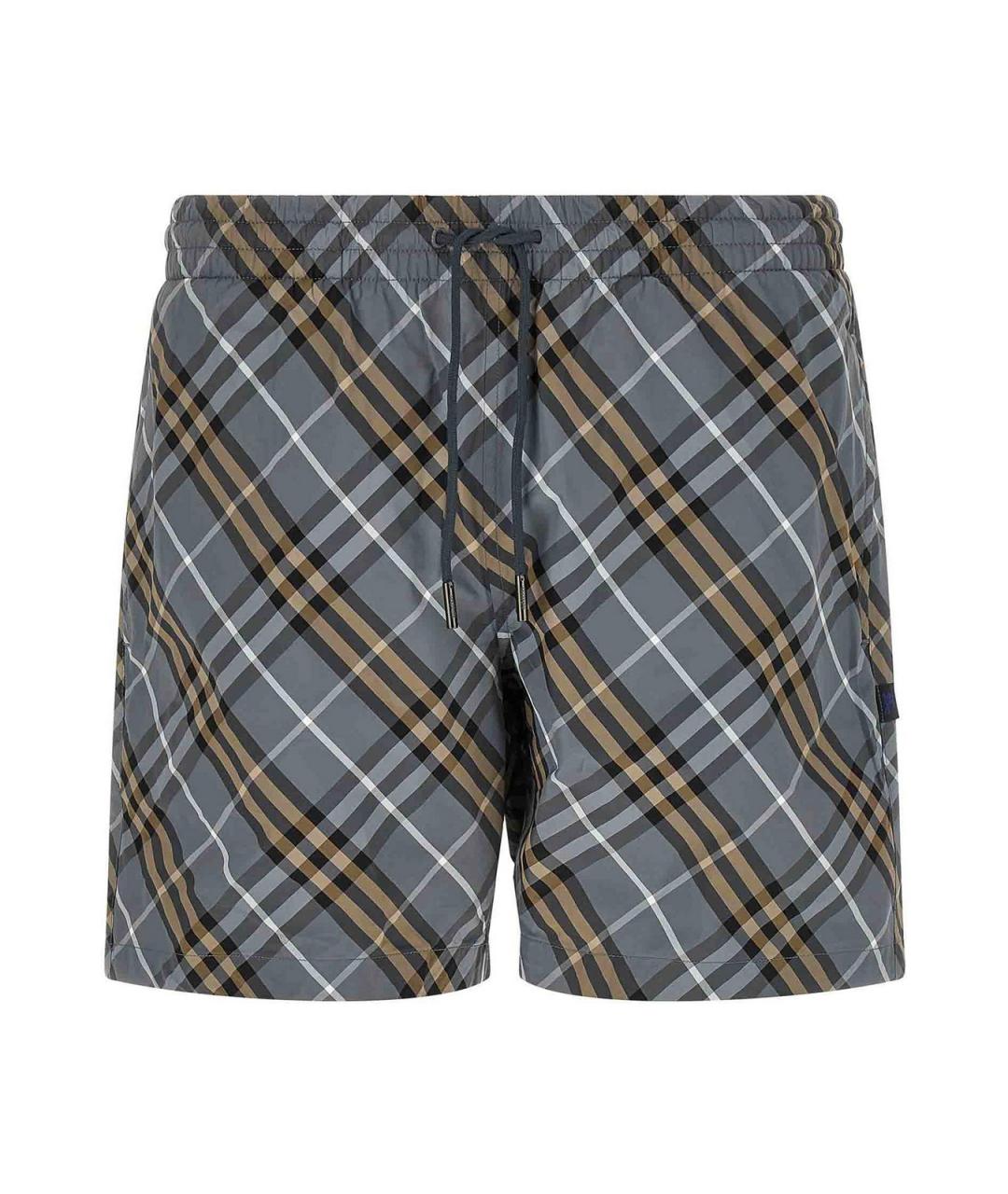 BURBERRY Мульти полиамидовые шорты, фото 1