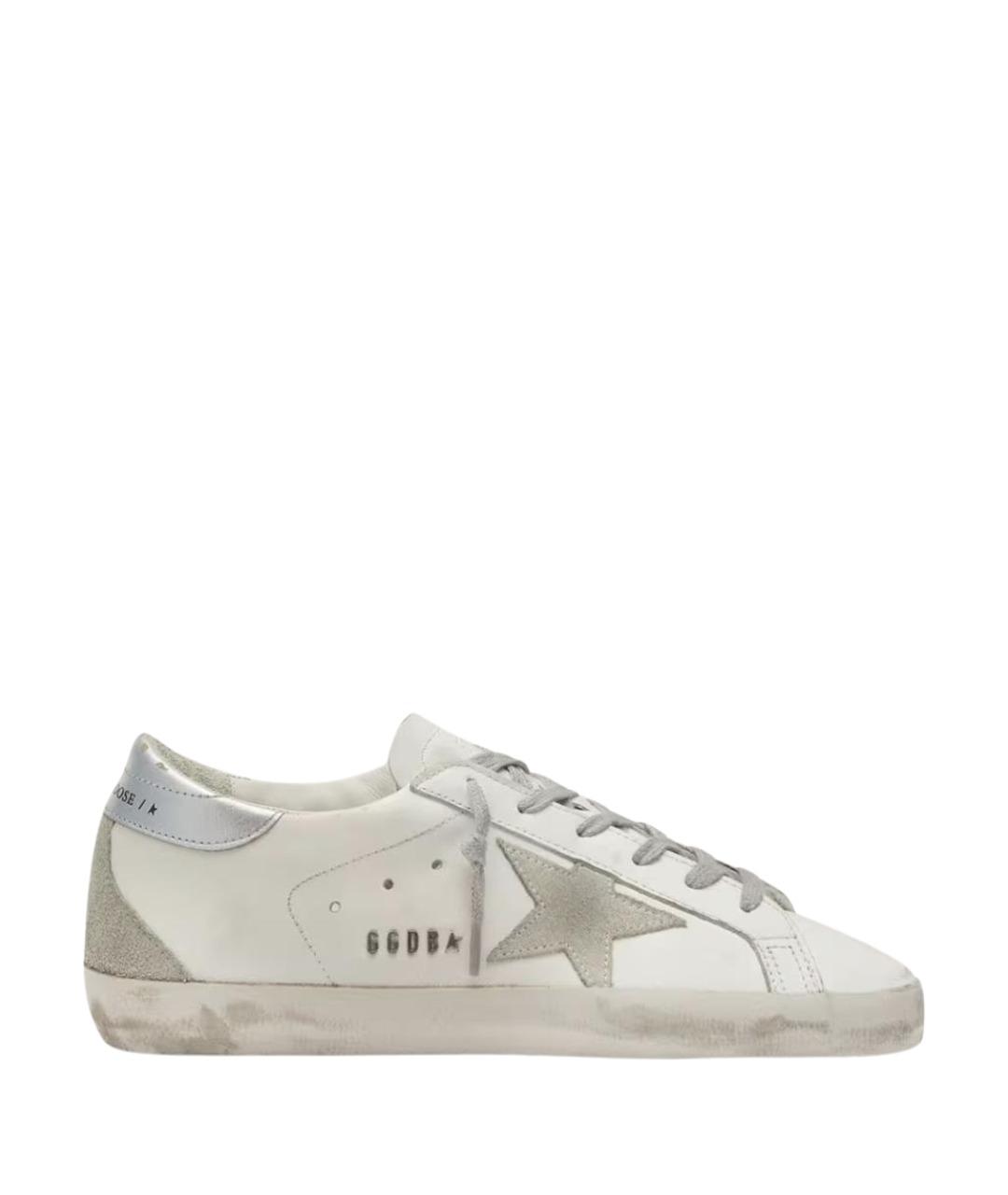 GOLDEN GOOSE DELUXE BRAND Белые кожаные кеды, фото 1