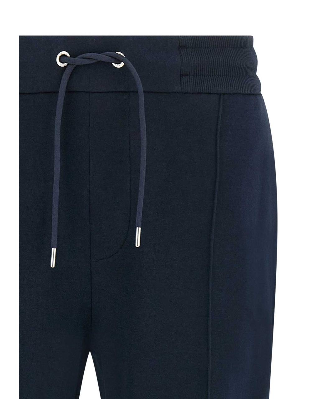 HUGO BOSS Синие хлопковые повседневные брюки, фото 3