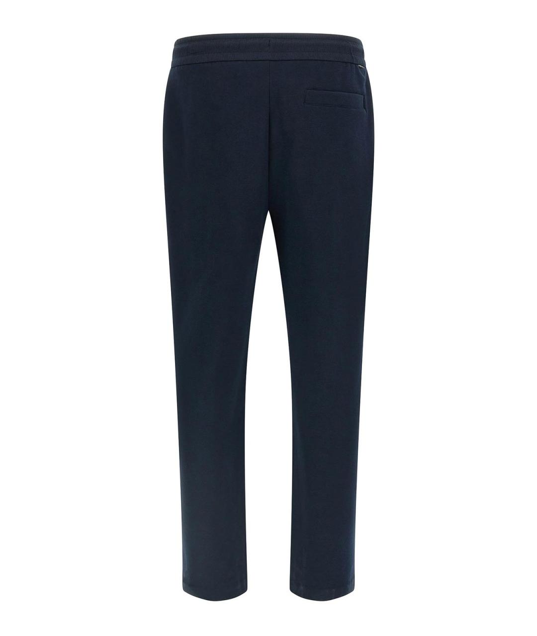 HUGO BOSS Синие хлопковые повседневные брюки, фото 2