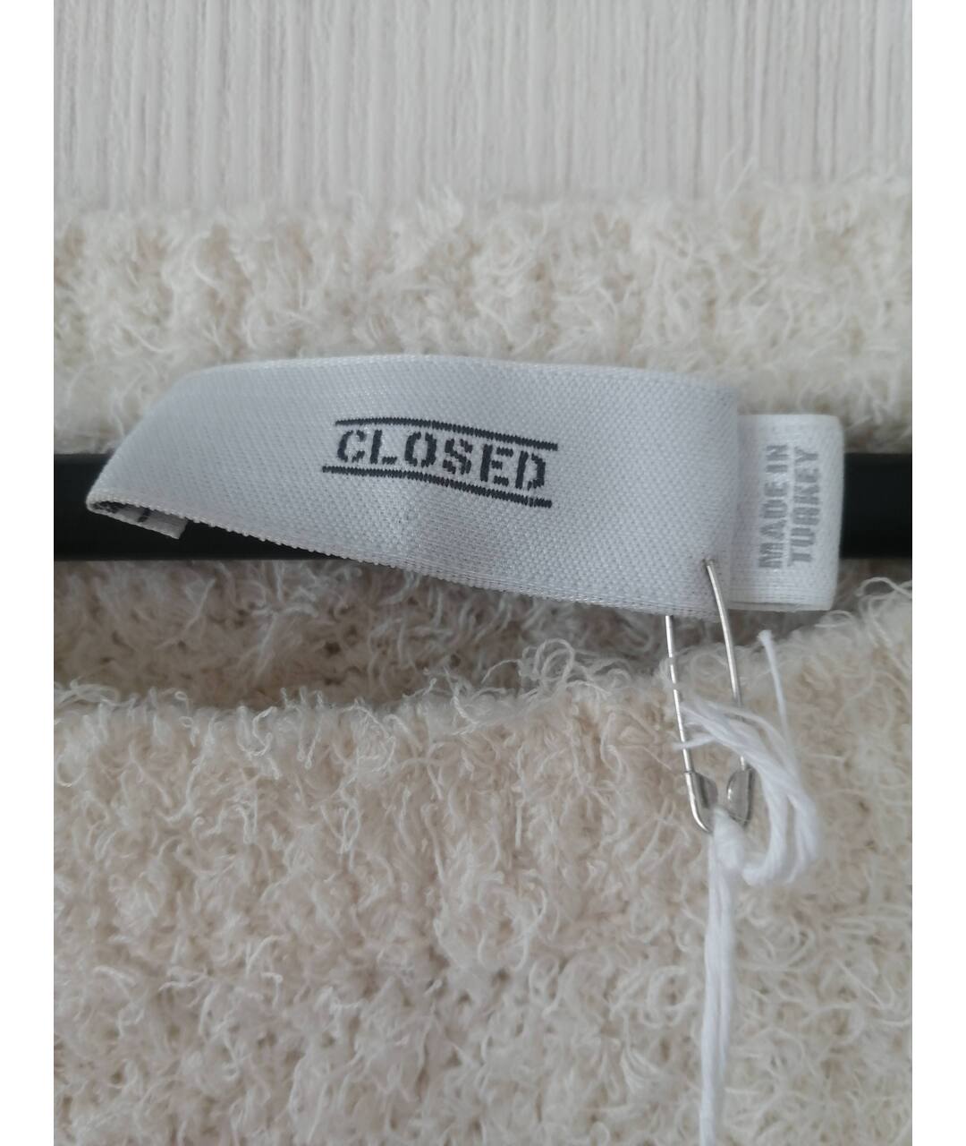 CLOSED Белый джемпер / свитер, фото 6