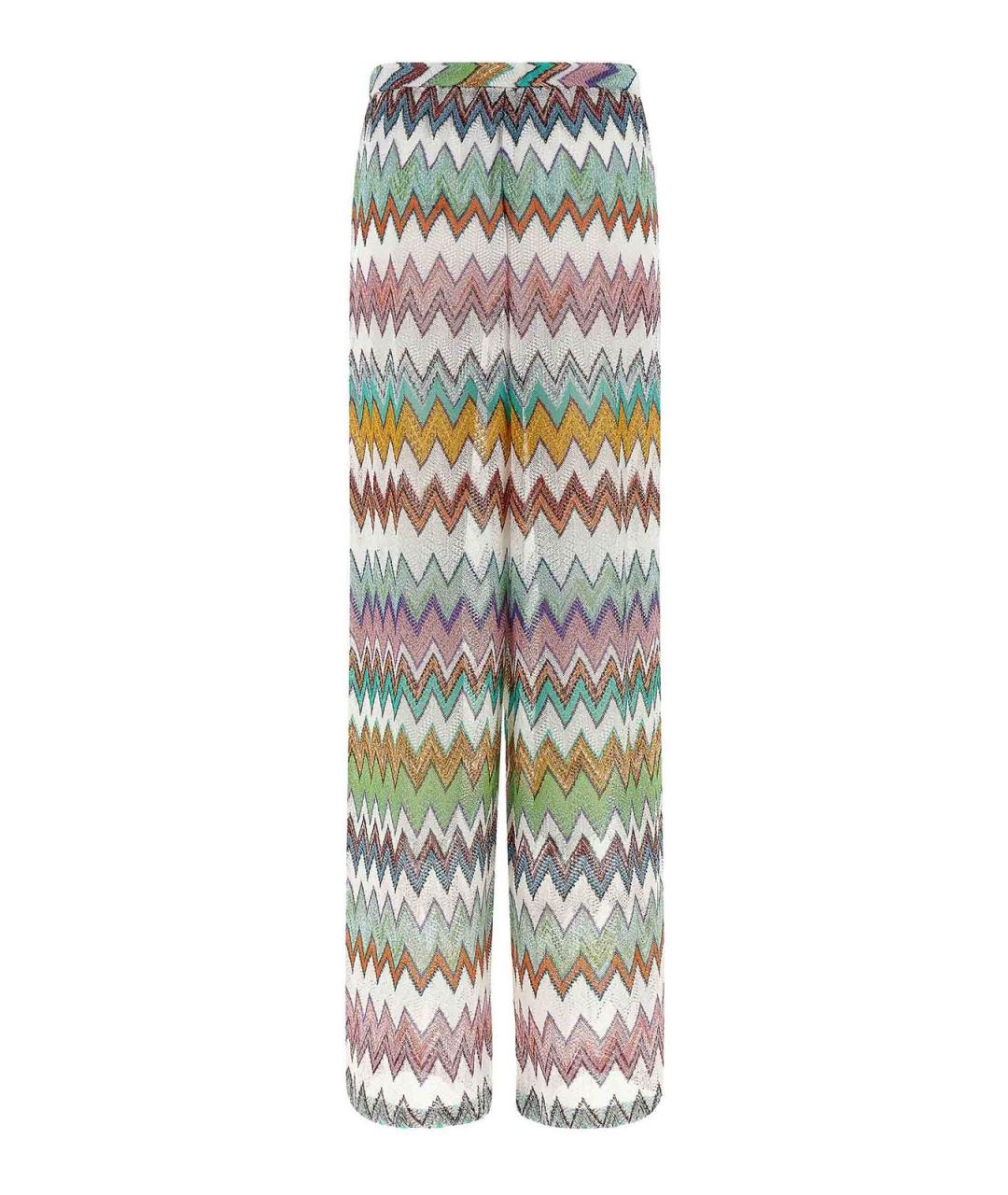 MISSONI Мульти вискозные прямые брюки, фото 2