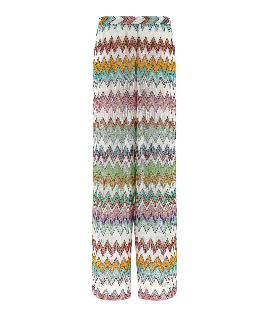 MISSONI Мульти вискозные прямые брюки, фото 1