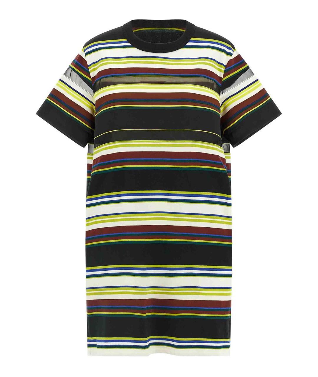 SACAI Мульти хлопковое повседневное платье, фото 1