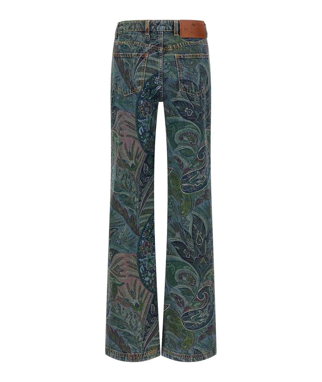 ETRO Мульти хлопковые джинсы клеш, фото 2