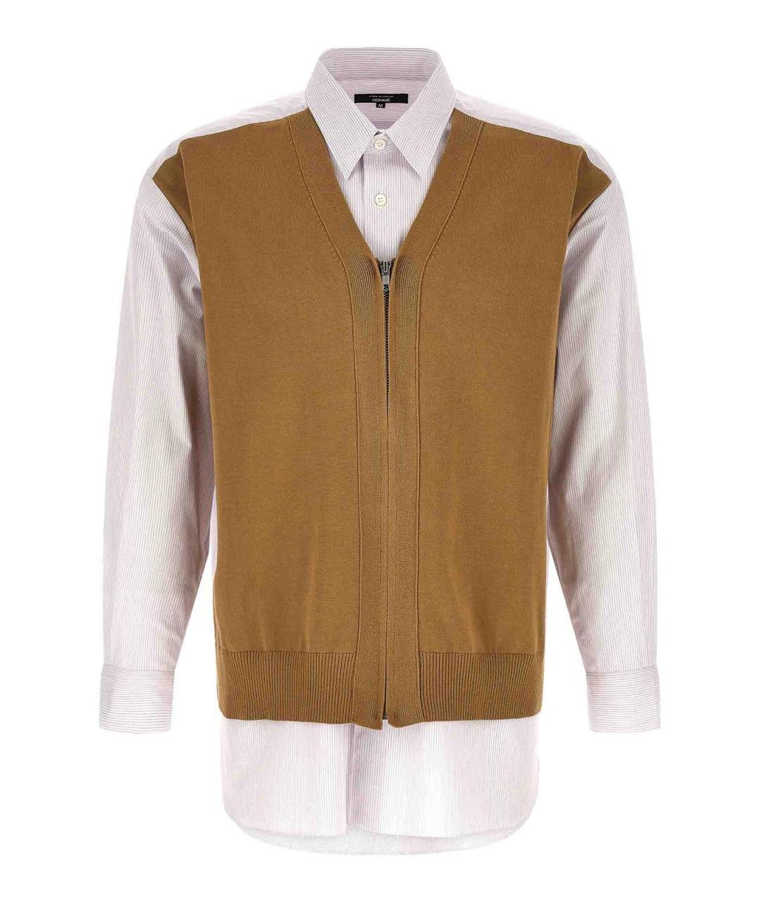 COMME DES GARÇONS HOMME PLUS Мульти хлопковая кэжуал рубашка, фото 1