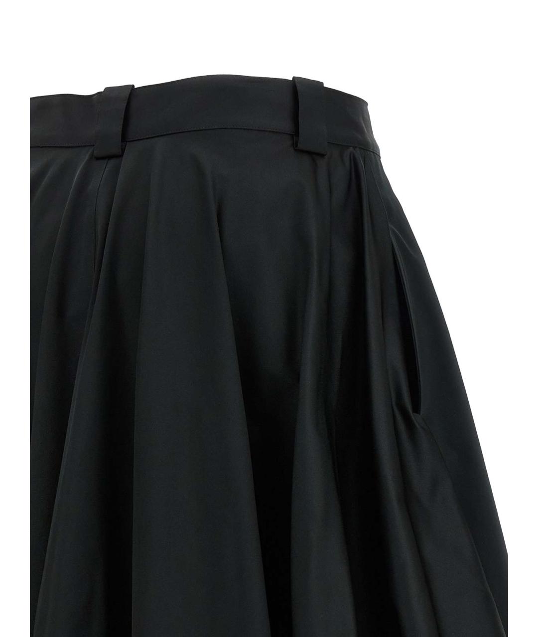 BALENCIAGA Черные шелковые шорты, фото 4
