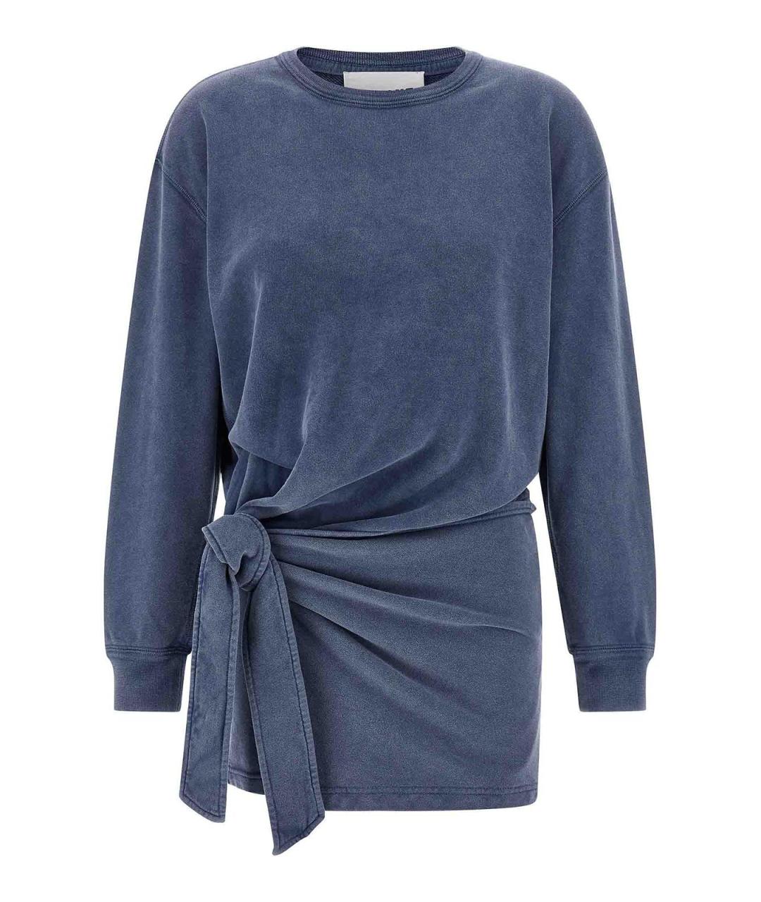 ISABEL MARANT Синее хлопковое повседневное платье, фото 1
