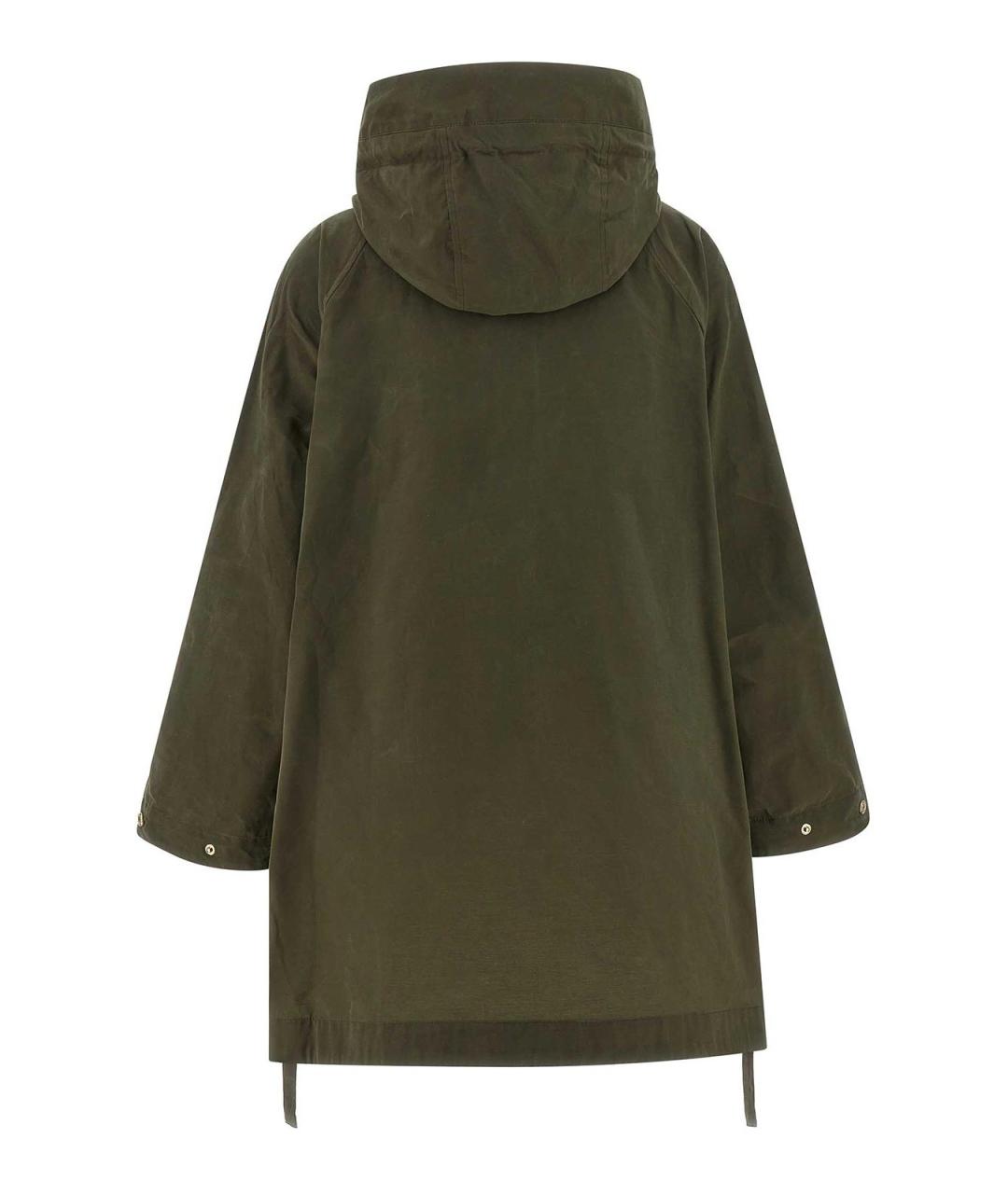 BARBOUR Зеленая хлопковая парка, фото 2