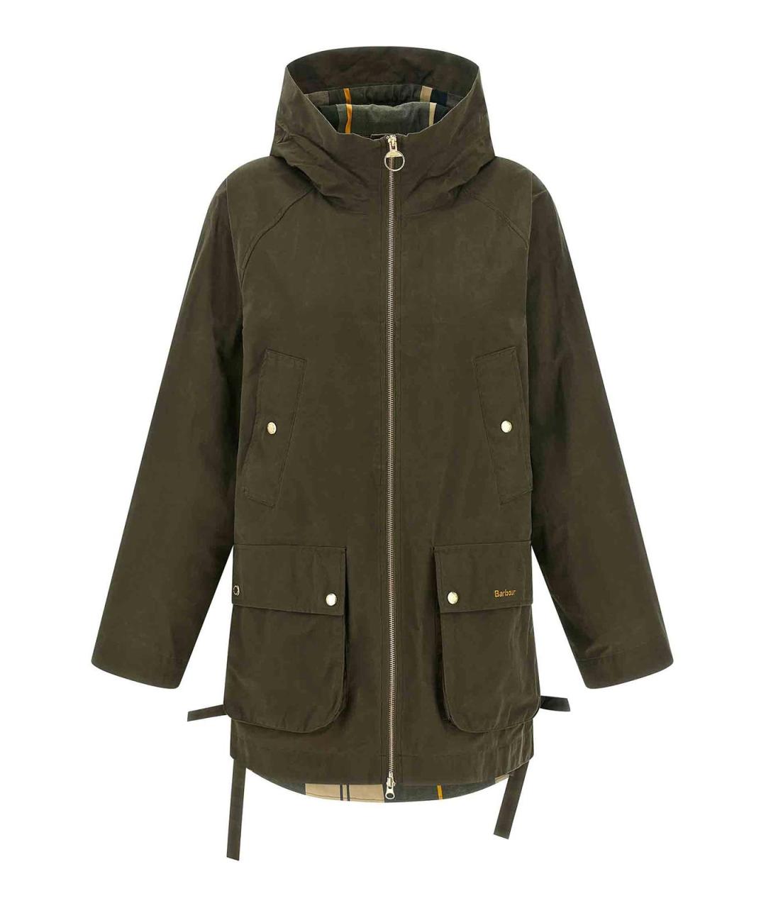 BARBOUR Зеленая хлопковая парка, фото 1
