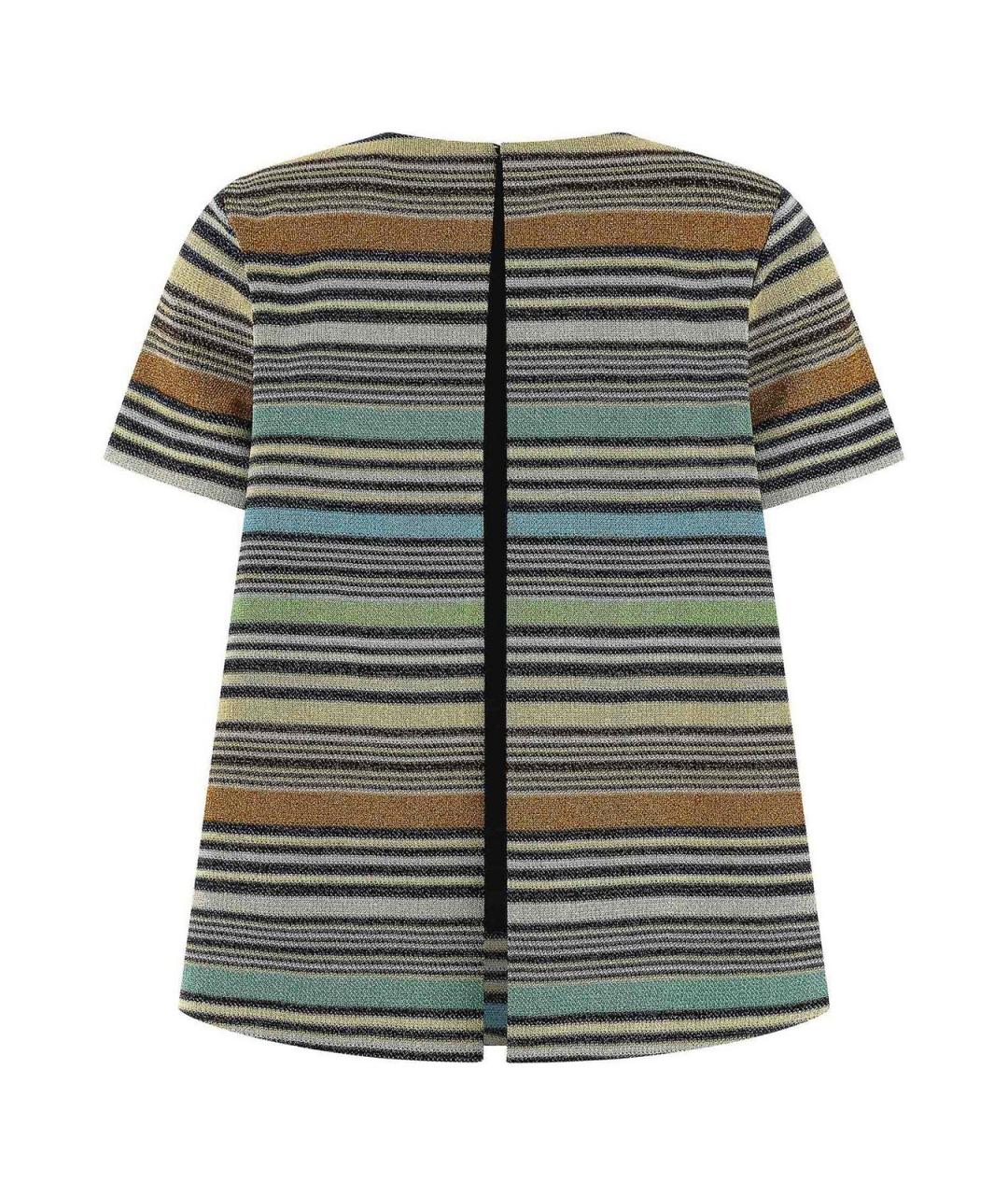 MISSONI Мульти вискозная футболка, фото 2