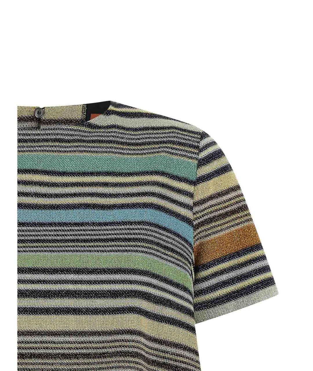 MISSONI Мульти вискозная футболка, фото 3