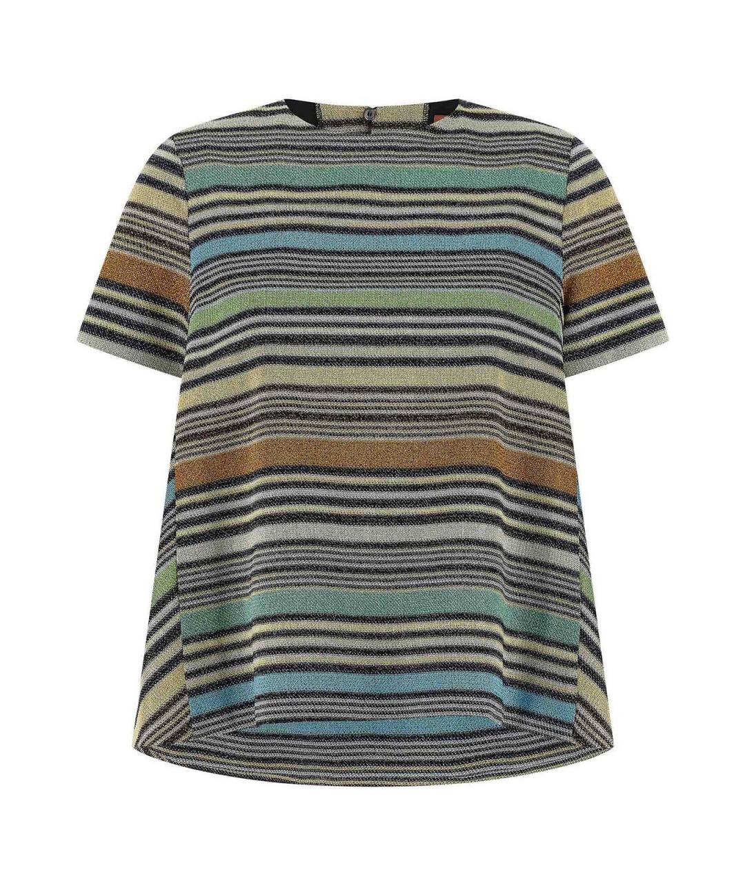 MISSONI Мульти вискозная футболка, фото 1
