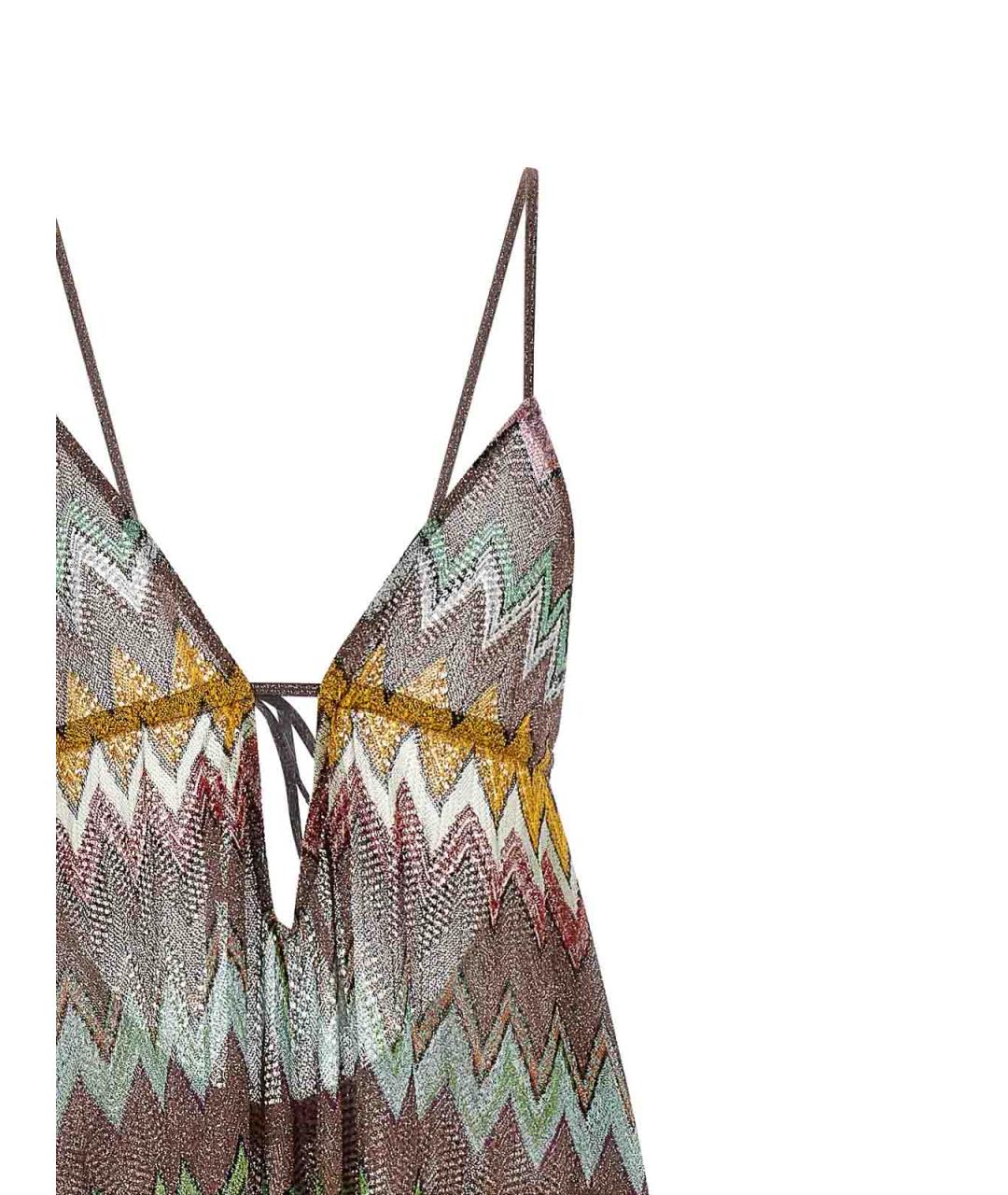 MISSONI Мульти вискозное повседневное платье, фото 3