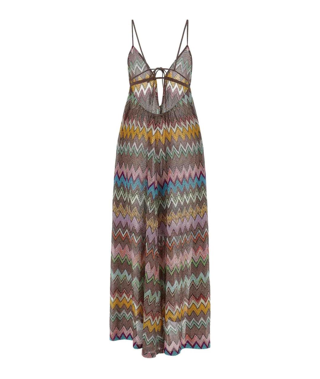 MISSONI Мульти вискозное повседневное платье, фото 2