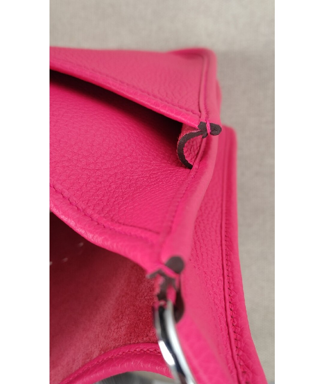 HERMES PRE-OWNED Розовая кожаная сумка тоут, фото 7