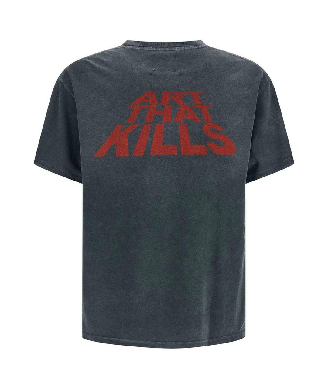 Gallery Dept Серая хлопковая футболка, фото 2