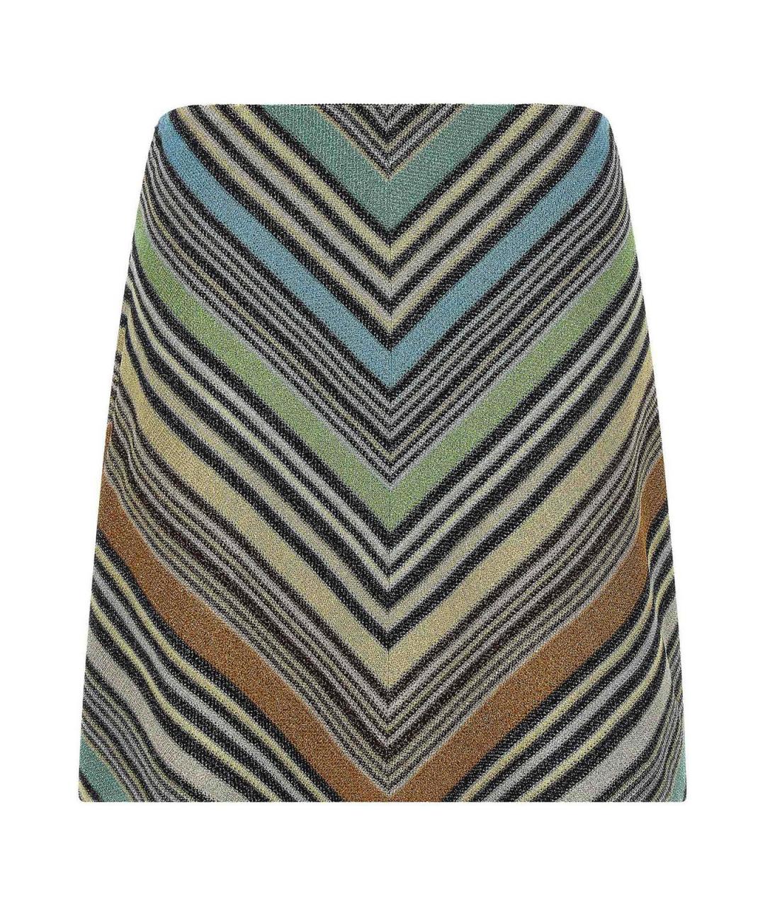 MISSONI Мульти вискозная юбка мини, фото 1
