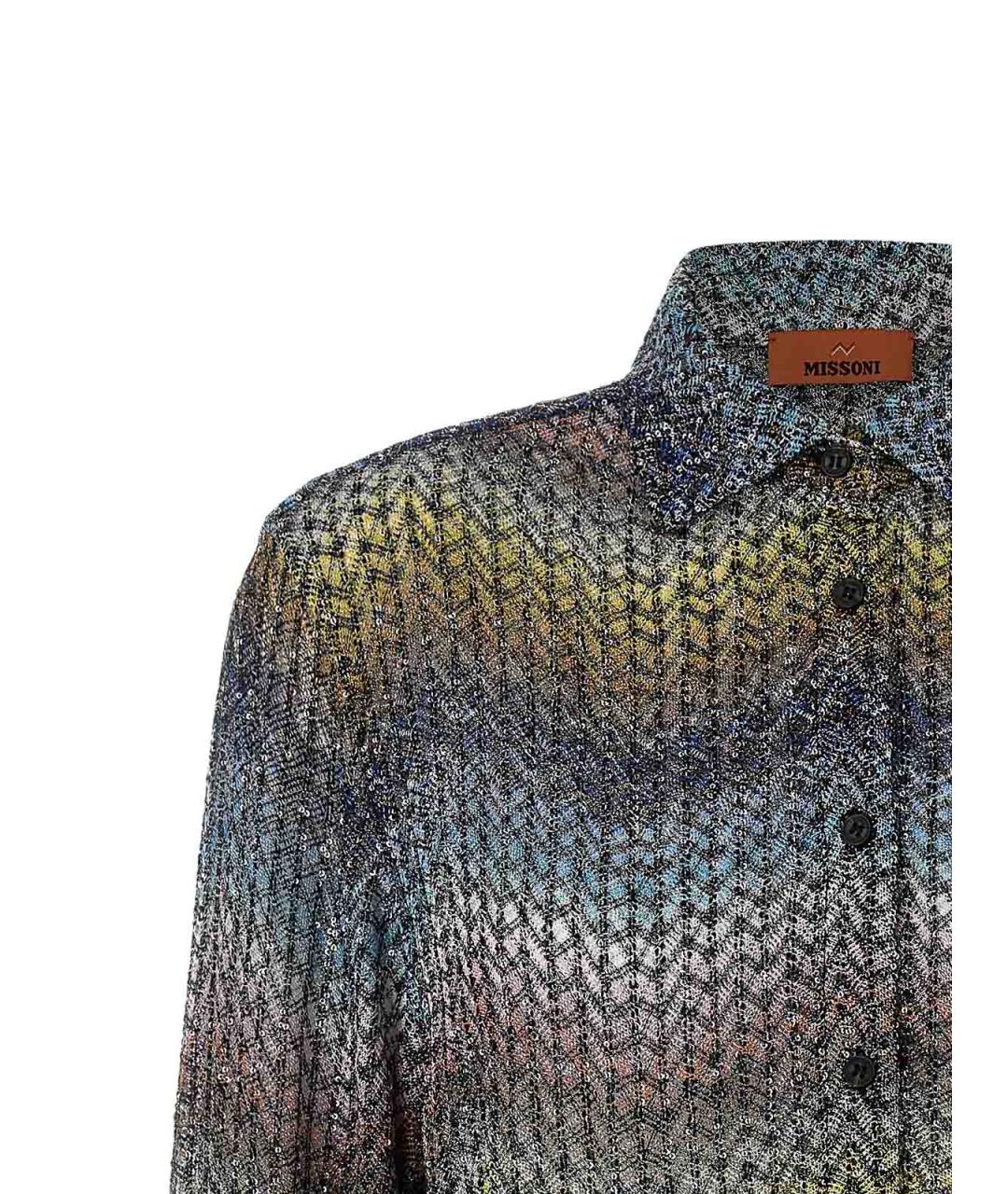 MISSONI Мульти вискозная рубашка, фото 3