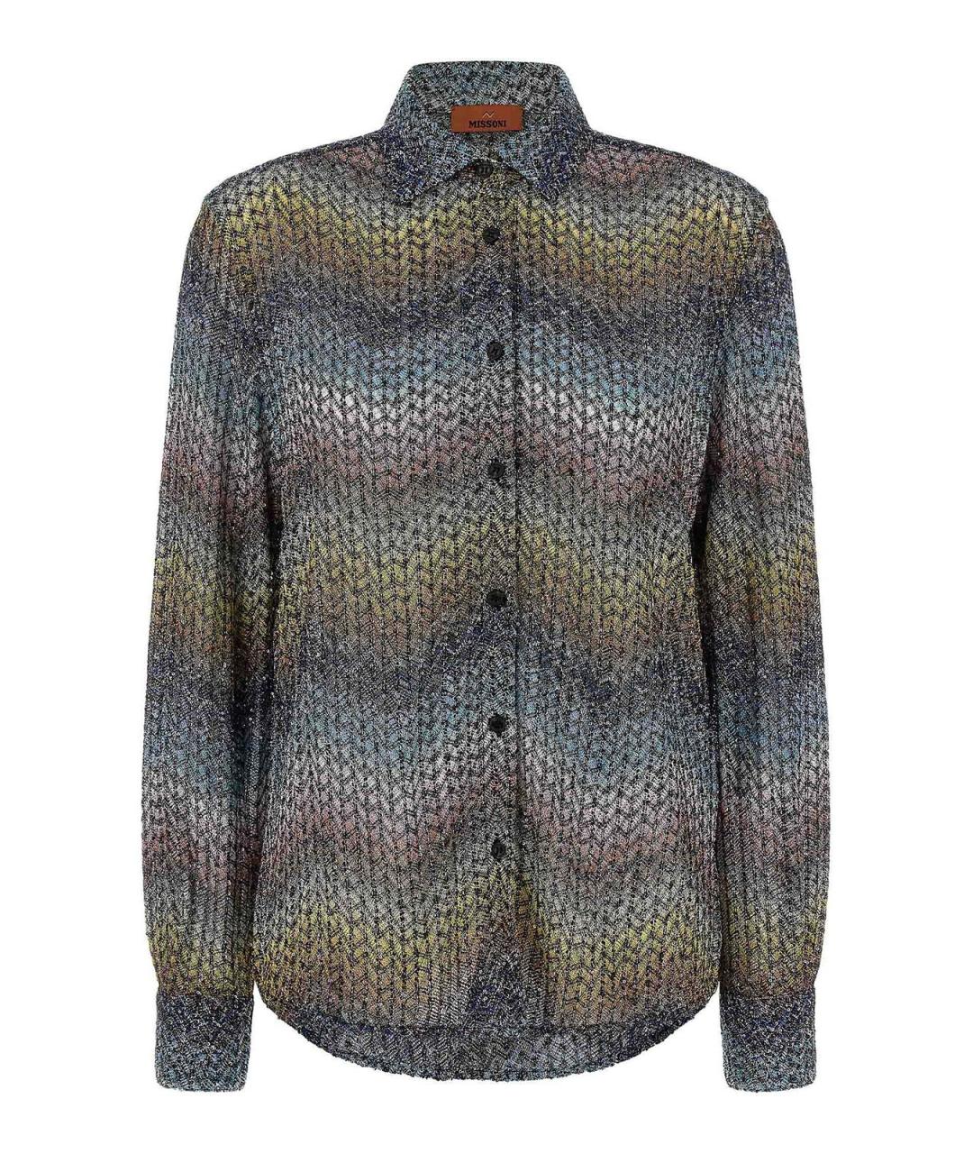 MISSONI Мульти вискозная рубашка, фото 1