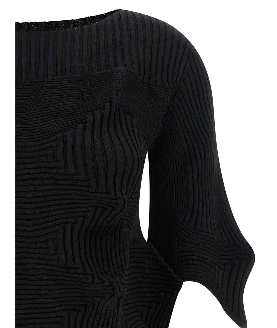 ISSEY MIYAKE Черная полиэстеровая футболка, фото 3