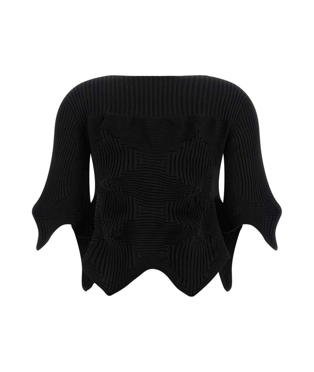 ISSEY MIYAKE Черная полиэстеровая футболка, фото 2