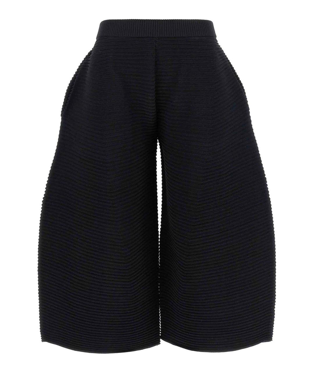 ISSEY MIYAKE Черные полиэстеровые брюки широкие, фото 1