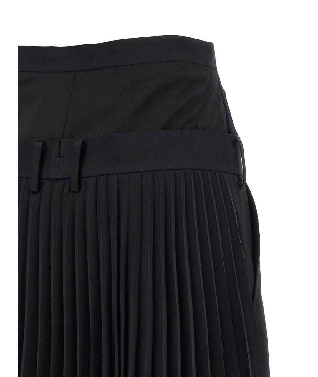 JUNYA WATANABE Черные шерстяные брюки широкие, фото 4