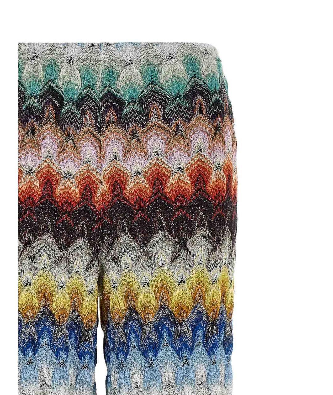 MISSONI Мульти вискозные прямые брюки, фото 3