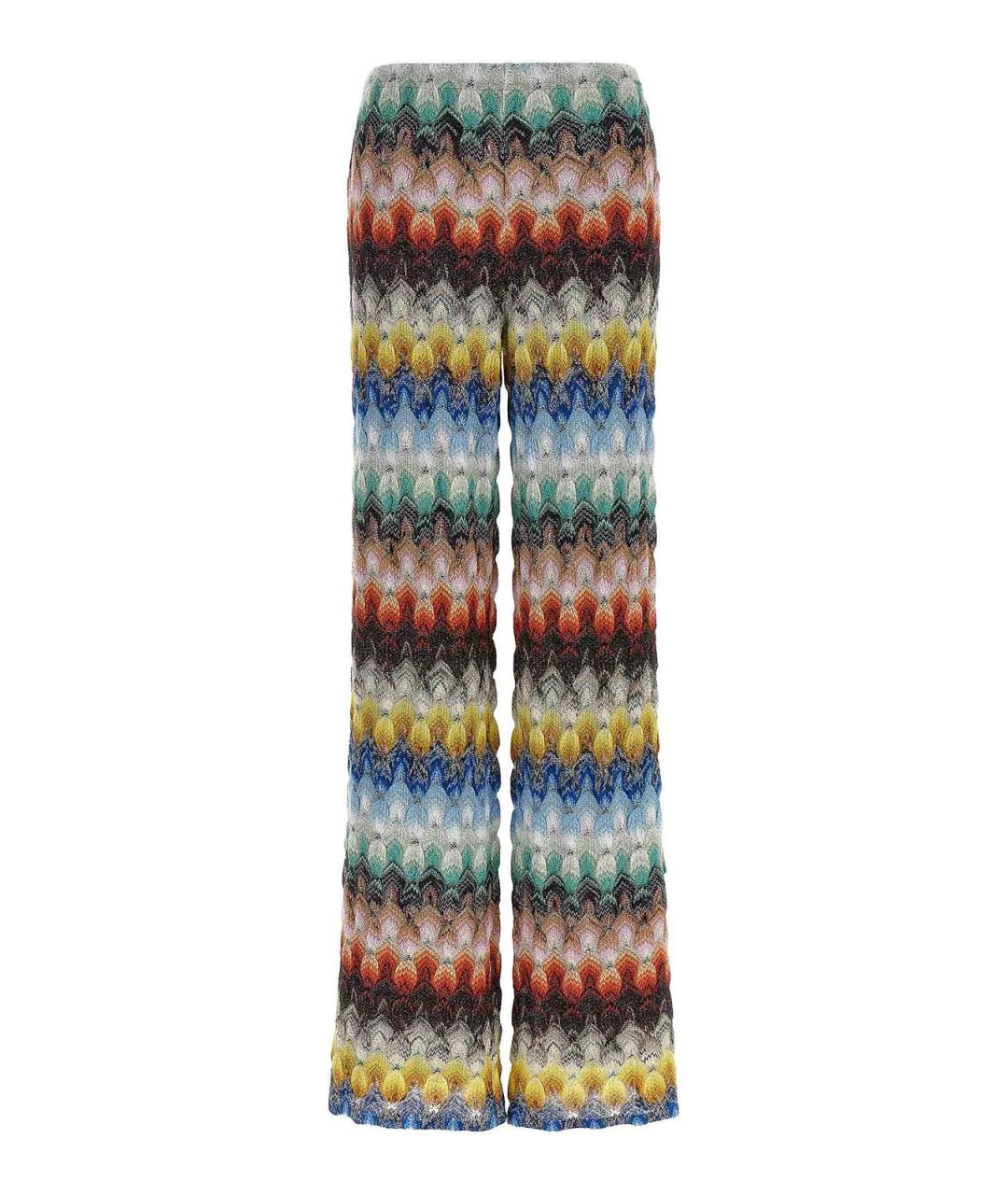 MISSONI Мульти вискозные прямые брюки, фото 1