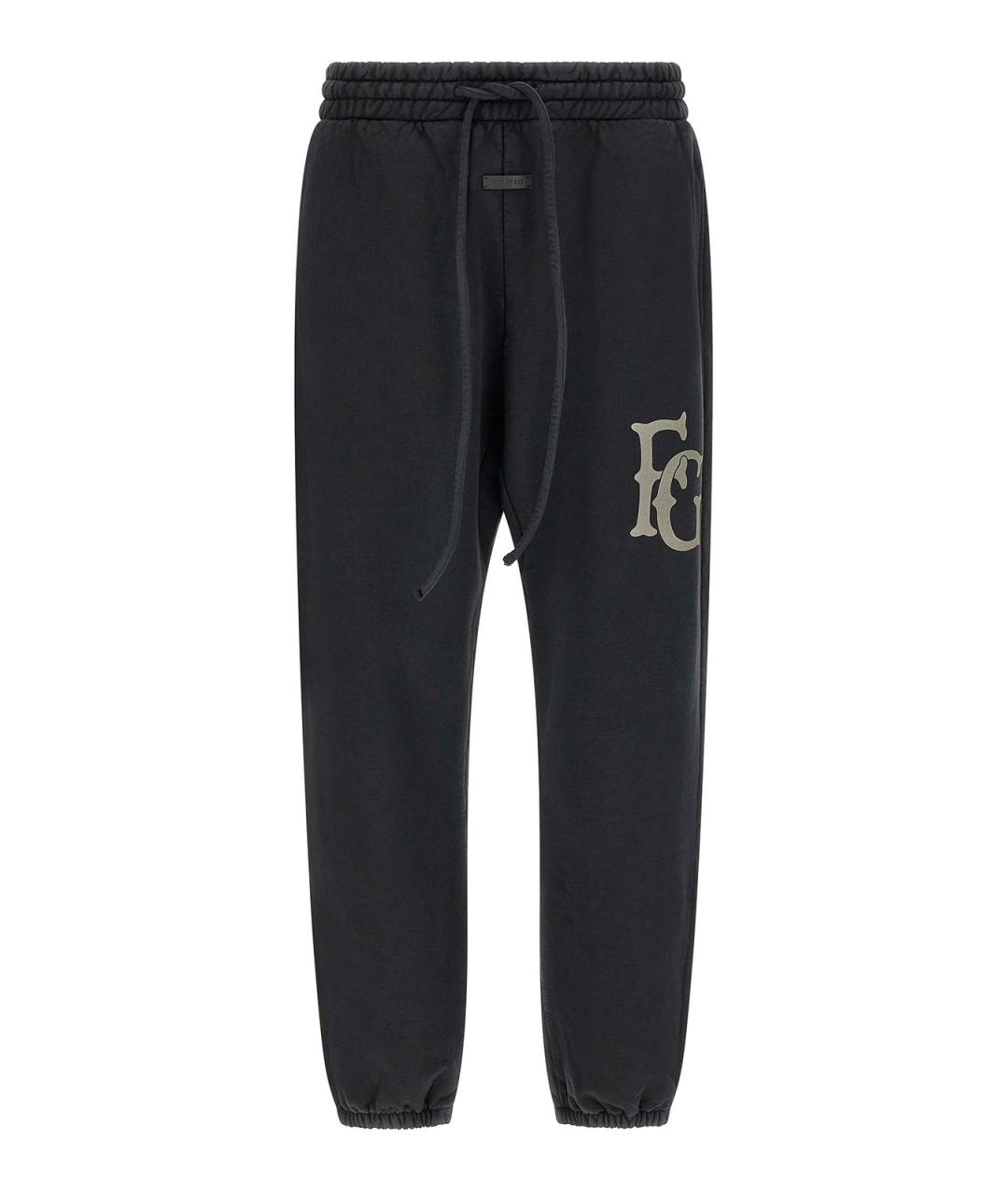 FEAR OF GOD Черные хлопковые повседневные брюки, фото 1