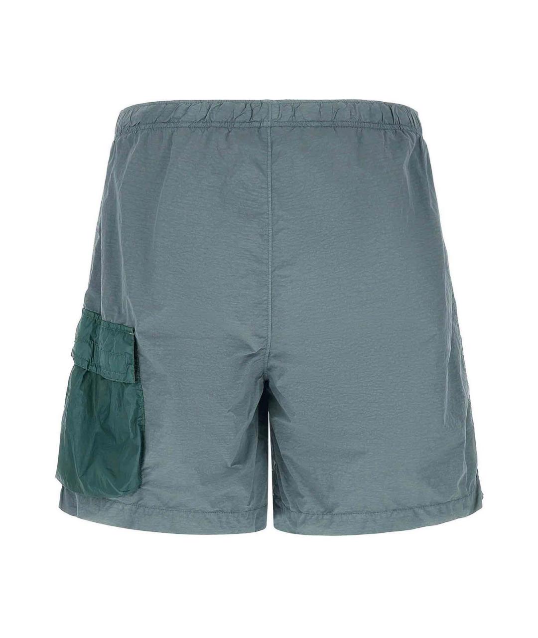 CP COMPANY Голубые полиамидовые шорты, фото 2