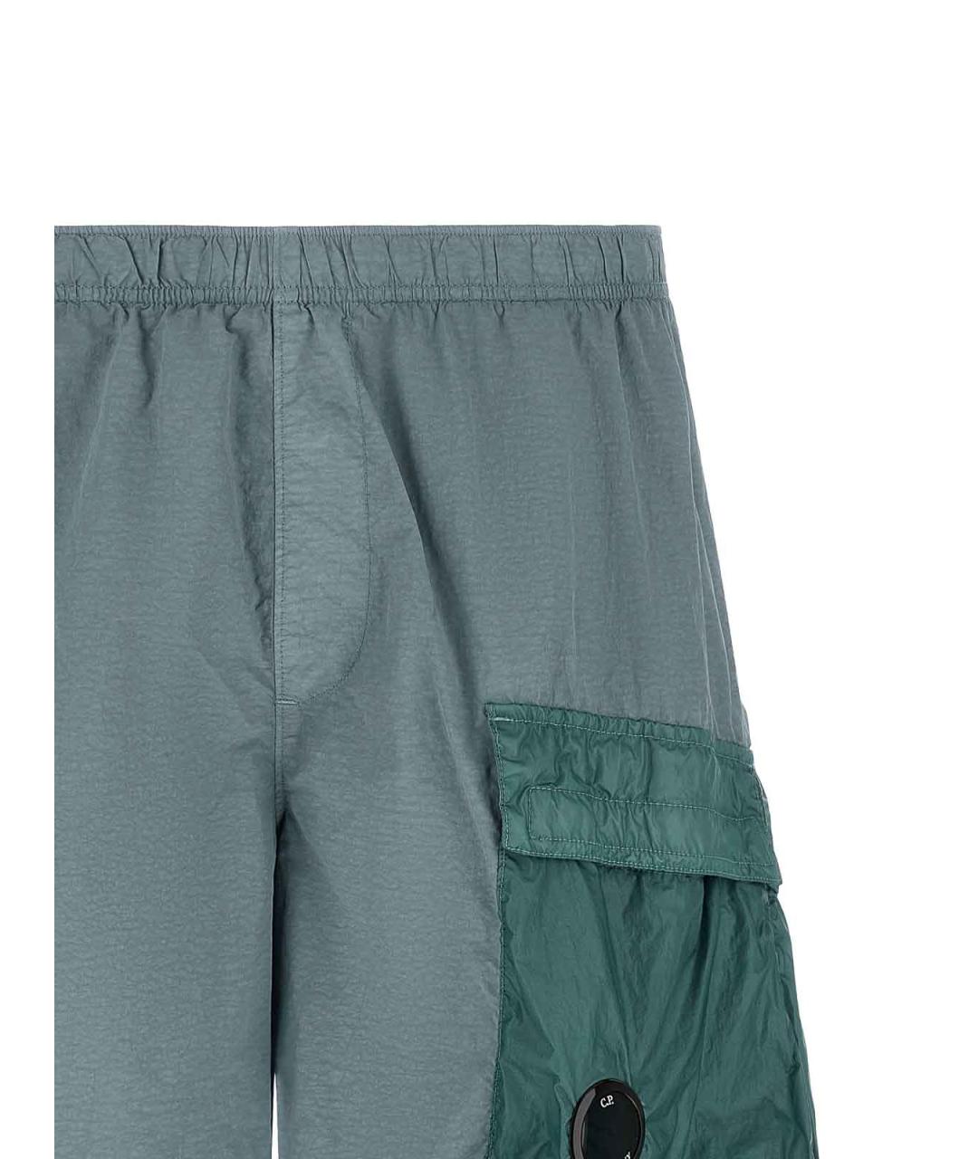 CP COMPANY Голубые полиамидовые шорты, фото 3
