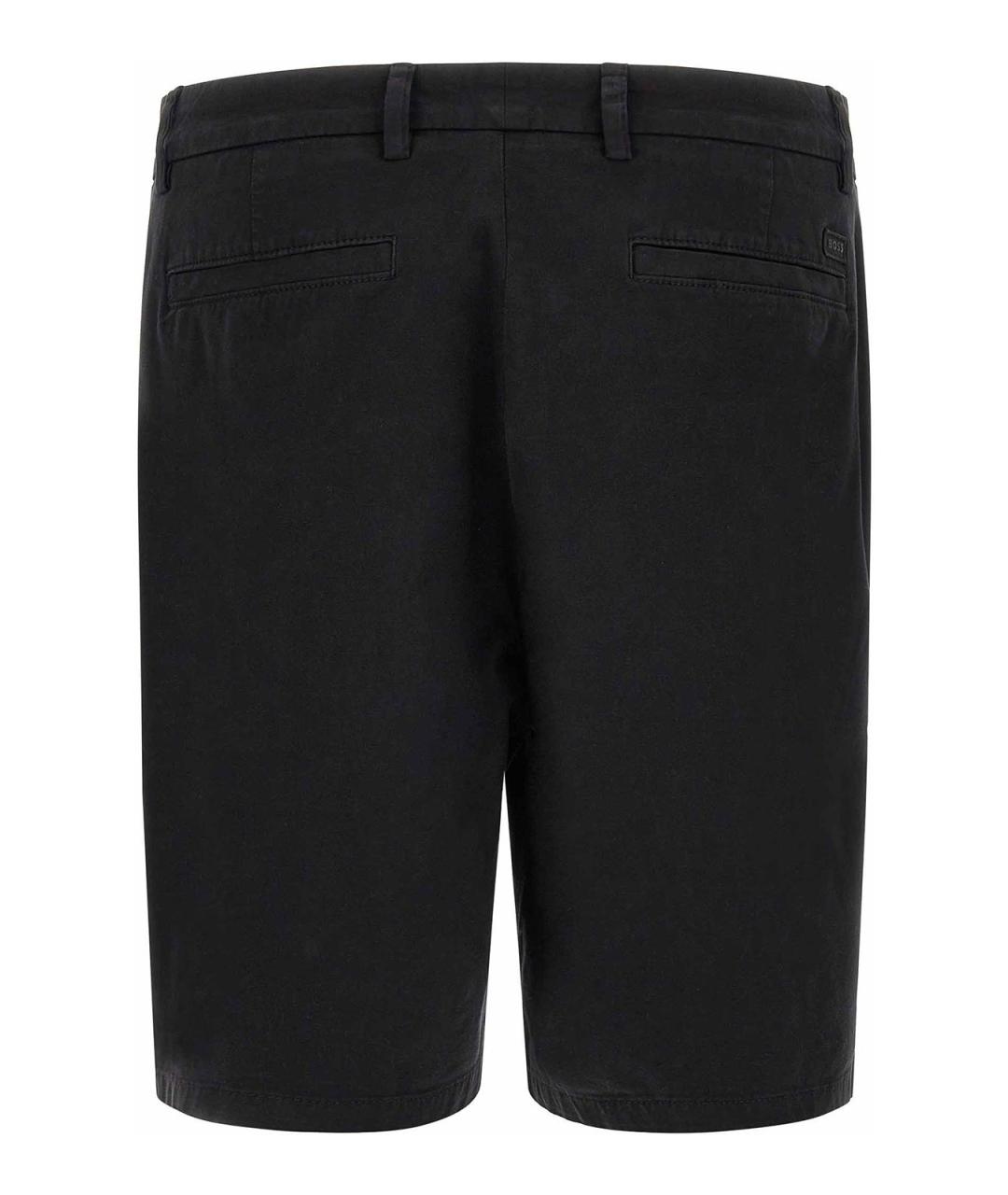 HUGO BOSS Черные хлопковые шорты, фото 2