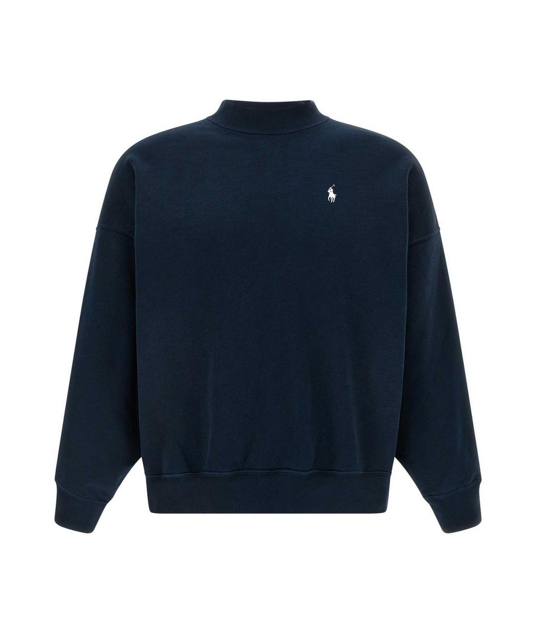 POLO RALPH LAUREN Синий хлопковый джемпер / свитер, фото 1