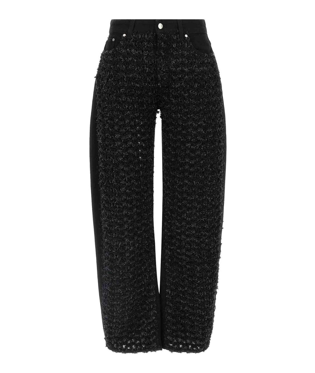 STELLA MCCARTNEY Черные хлопковые прямые джинсы, фото 1