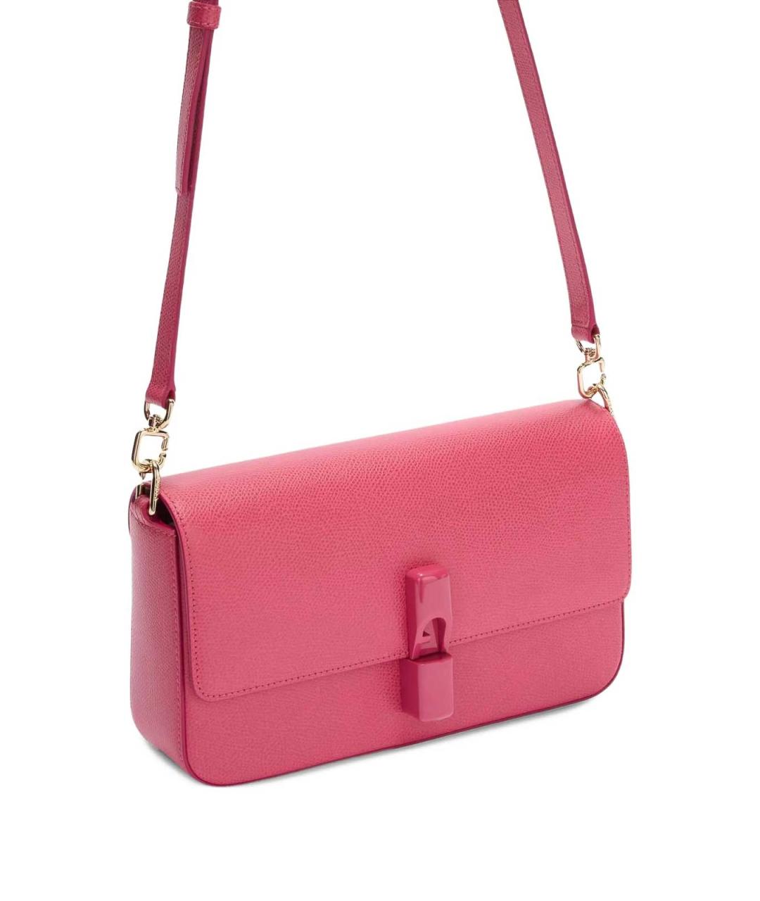 FURLA Розовая кожаная сумка через плечо, фото 5
