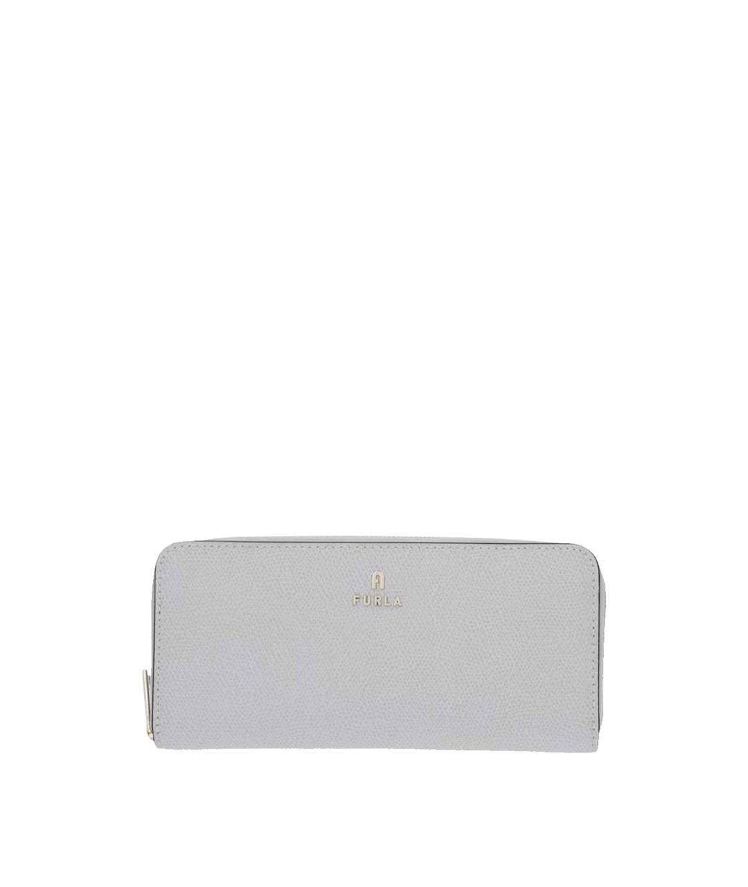 FURLA Голубой кожаный кошелек, фото 1