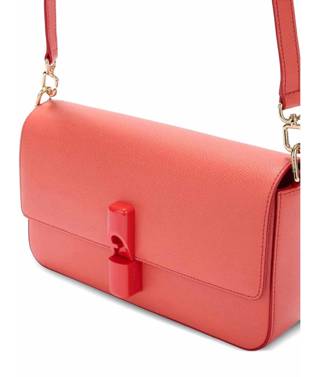 FURLA Розовая кожаная сумка через плечо, фото 7