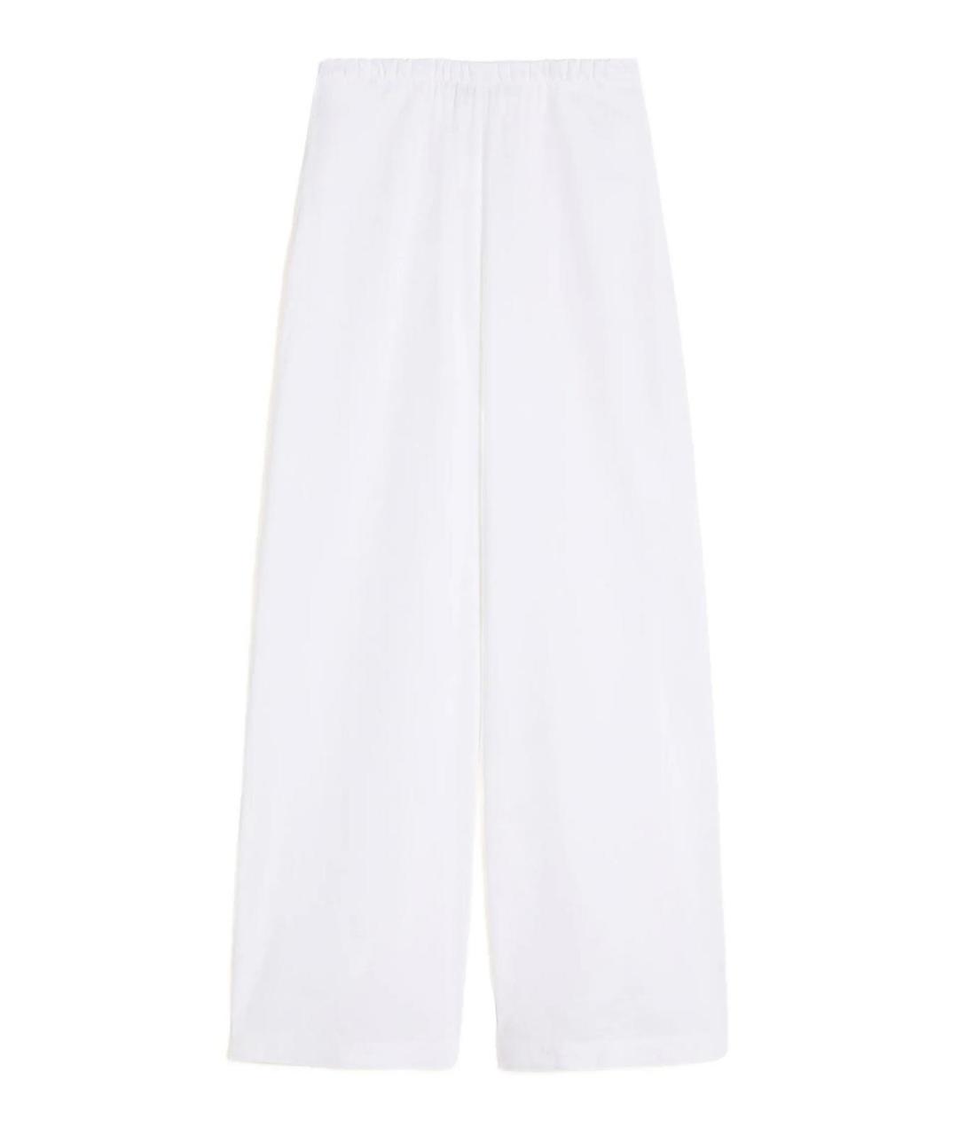 MAX MARA Белые брюки широкие, фото 1