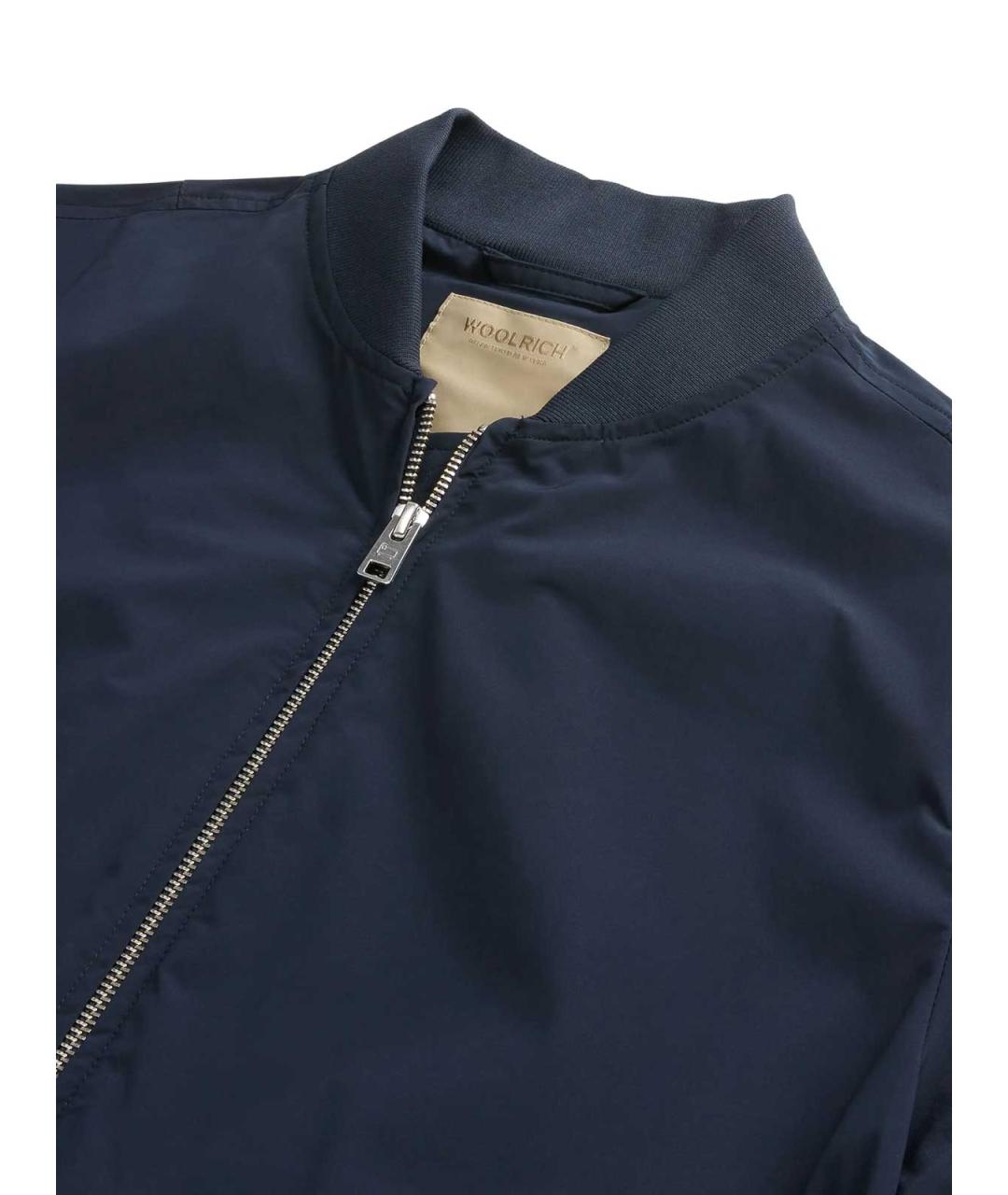 WOOLRICH Синяя полиэстеровая куртка, фото 6
