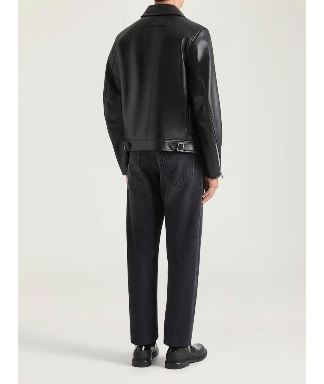 GIVENCHY Черные хлопковые прямые джинсы, фото 3