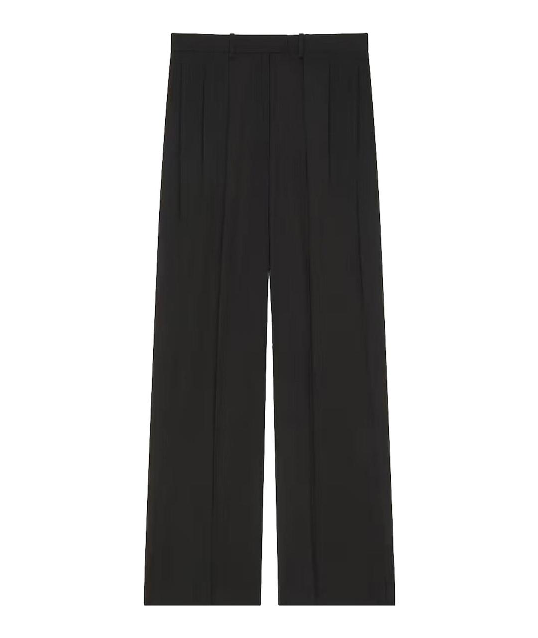 GIVENCHY Черные шерстяные брюки широкие, фото 1