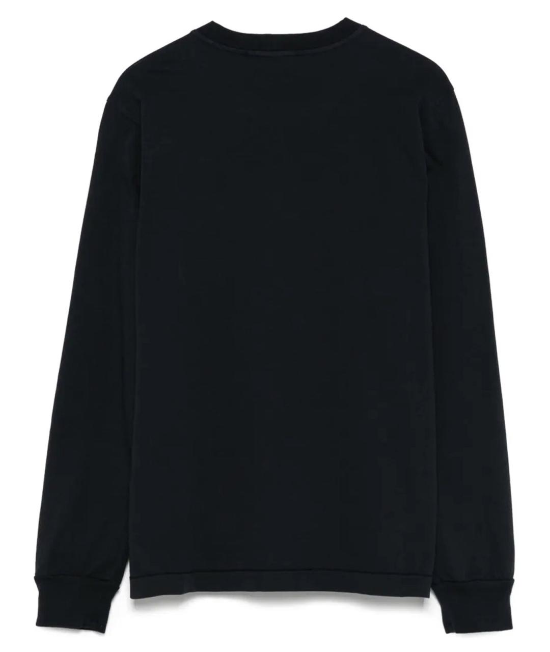 STONE ISLAND JUNIOR Темно-синяя хлопковая детская футболка, фото 2